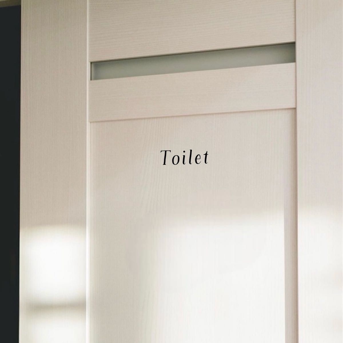 トイレ　扉　ステッカー　ドアステッカー　ドアサイン　Toilet Bathroom インテリア　シール　ウォールステッカー