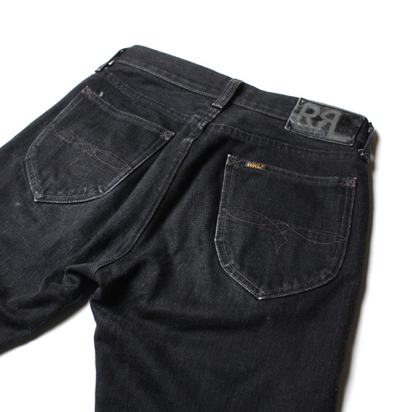 激レア!【世界300着限定】ダブルアールエル RRL Limited PRODUCTION RUN High Slim Jeans w29 ジーンズ デニム USA製 漆黒 24-0328fu01の画像1