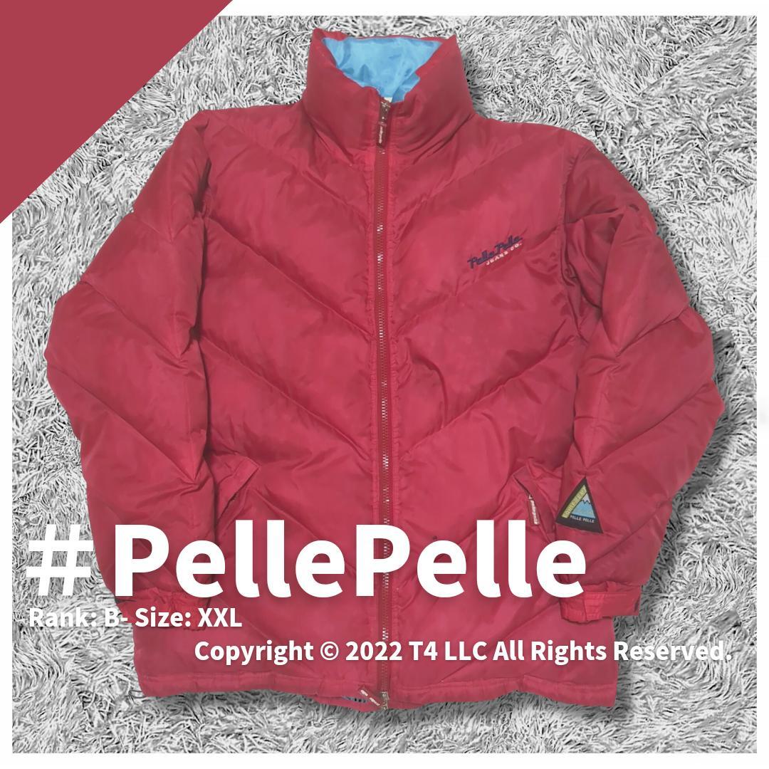 【ヴィンテージ】PellePelle 厚手ダウンジャケット XXL 80%ダウン ヒップホップ ニューヨーク州発祥ストリートウェアブランド×1921
