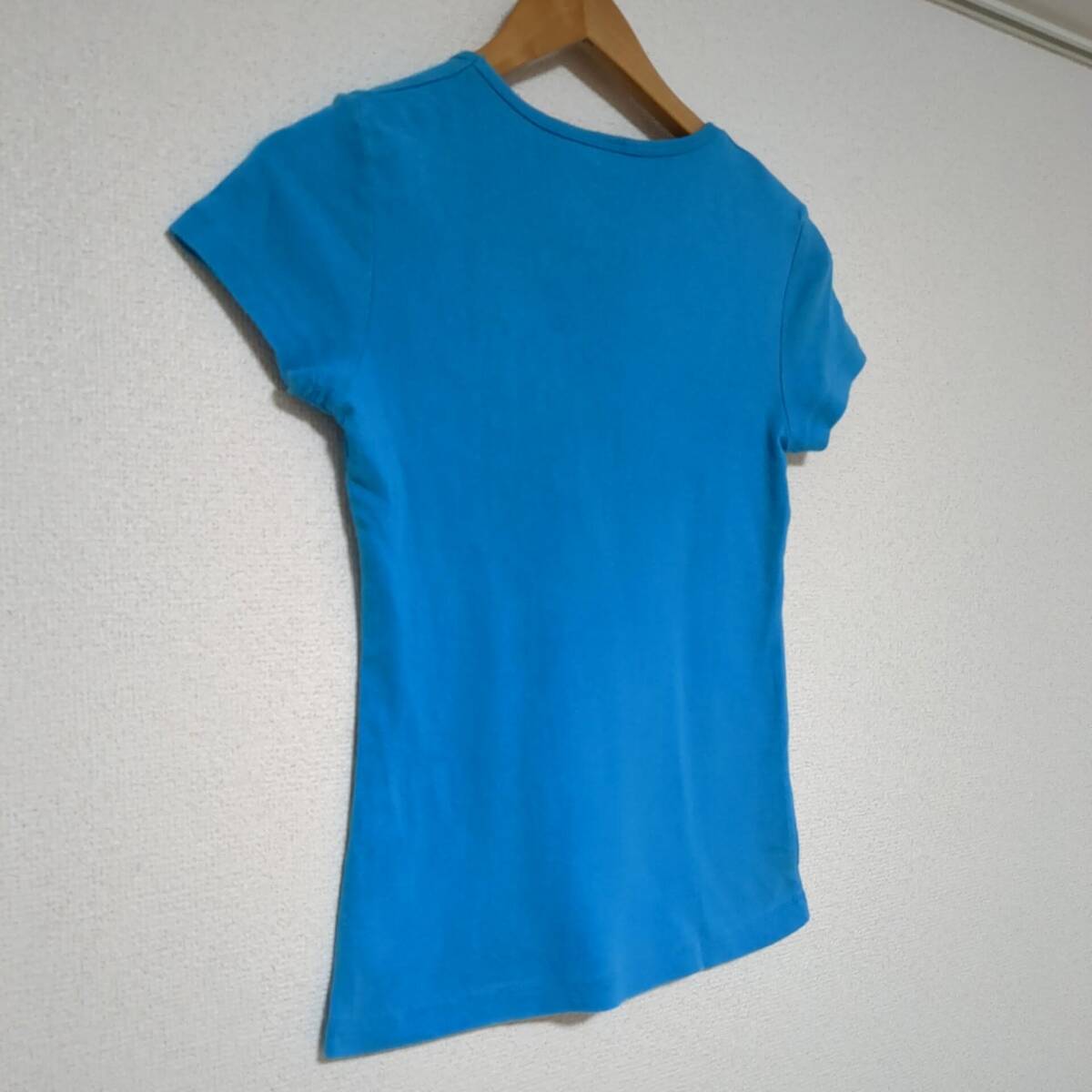 Trysail　トライセイル　FREE SIZE　レディース　Tシャツ　ヘビーウェイト　コットン100％　青色　ブルー　シンプル　無地　鮮やか　1155_画像7