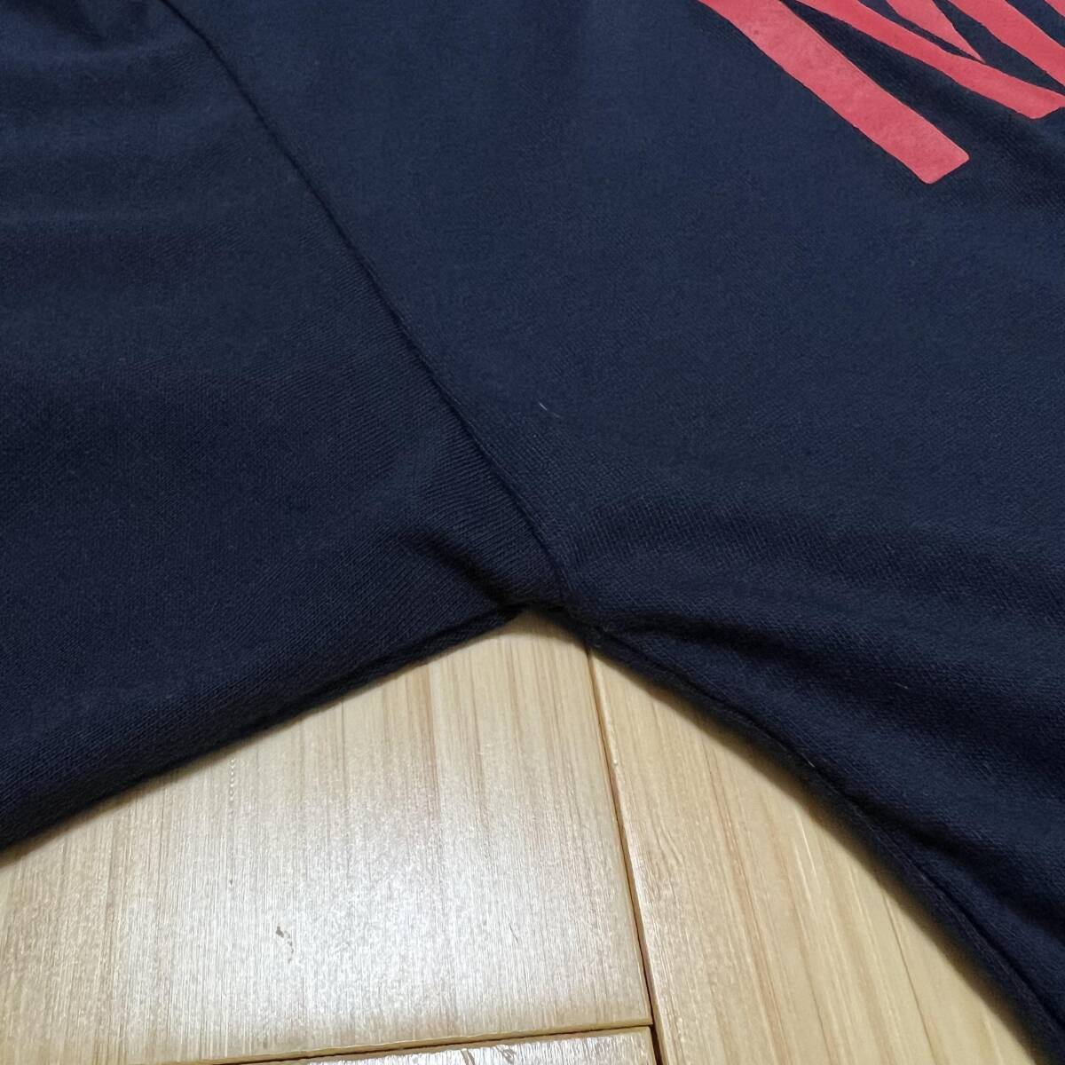 レイカズンフェバリ RAY CASSIN FAVORI Tシャツ レディース フリーサイズ ネイビー 赤ロゴ ボックスシルエット ×1326_画像3