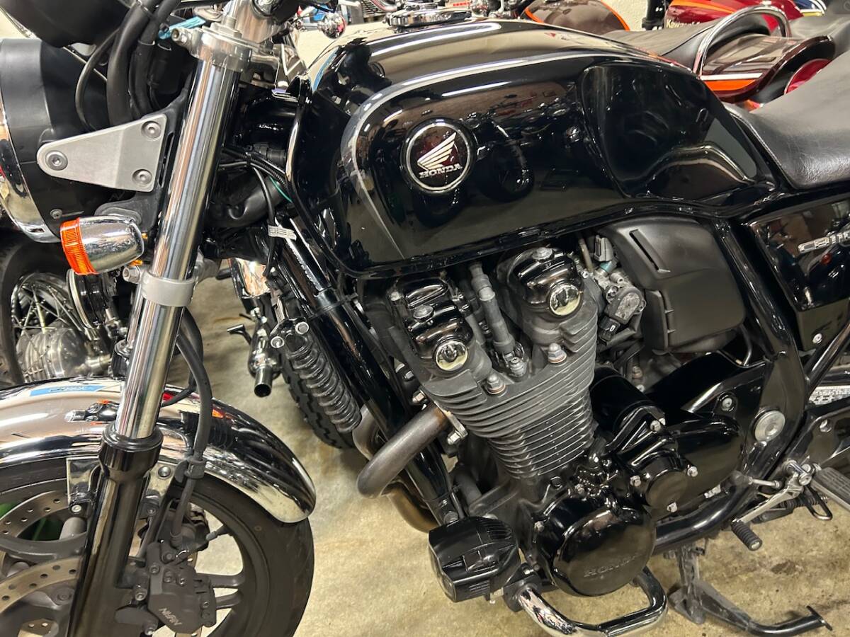 CB1100ブラックスタイル 車検令和6年8月 ETC2.0 ナビ エンジンガード      cb1300sf ゼファー1100 の画像6