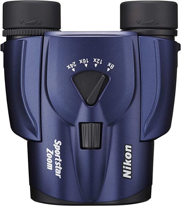 Nikon zoom binoculars sport Star zoom 8-24x25 Polo p rhythm type 8-24 times 25 calibre blue Sportstar Zoom SPZ8-24X25BL