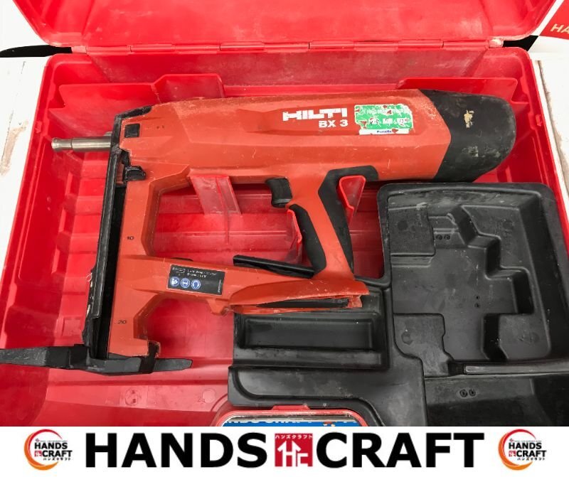 ヒルティ　中古品　BX3-ME　充電式鋲打機　21.6V　本体のみ　動作確認済み　HILTI【ハンズクラフトうるま店】_画像1