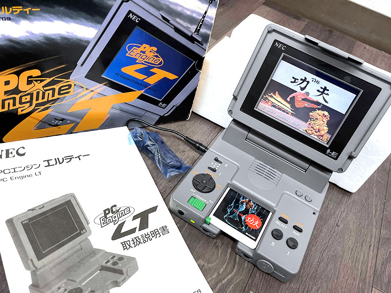 ■美品・動作品■NEC PI-TG9 PCエンジンLT 電源アダプタ・説明書・元箱付属 PC Engine LT■の画像1