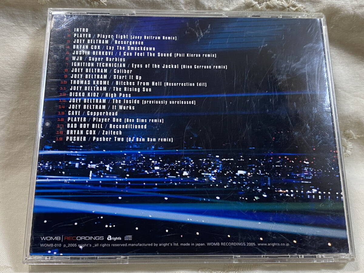 [テクノ] Live @ Womb 02 Mixed by Joey Beltram 日本盤 ハードテクノMIXCD 廃盤_画像2