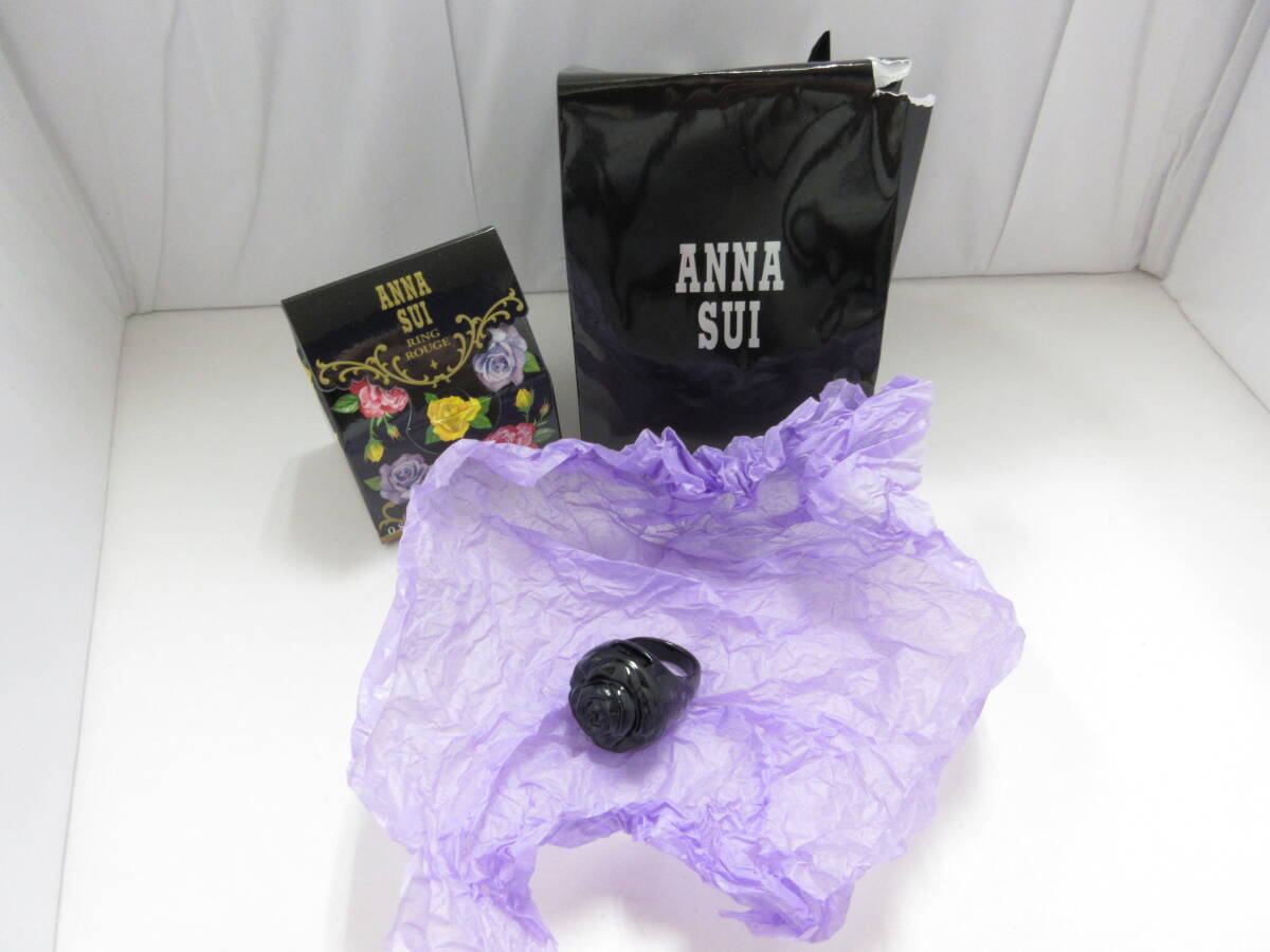 ☆ANNA SUI アナスイ リング ルージュ 400 ローズ系 口紅 コスメ 未使用 保管品☆の画像1