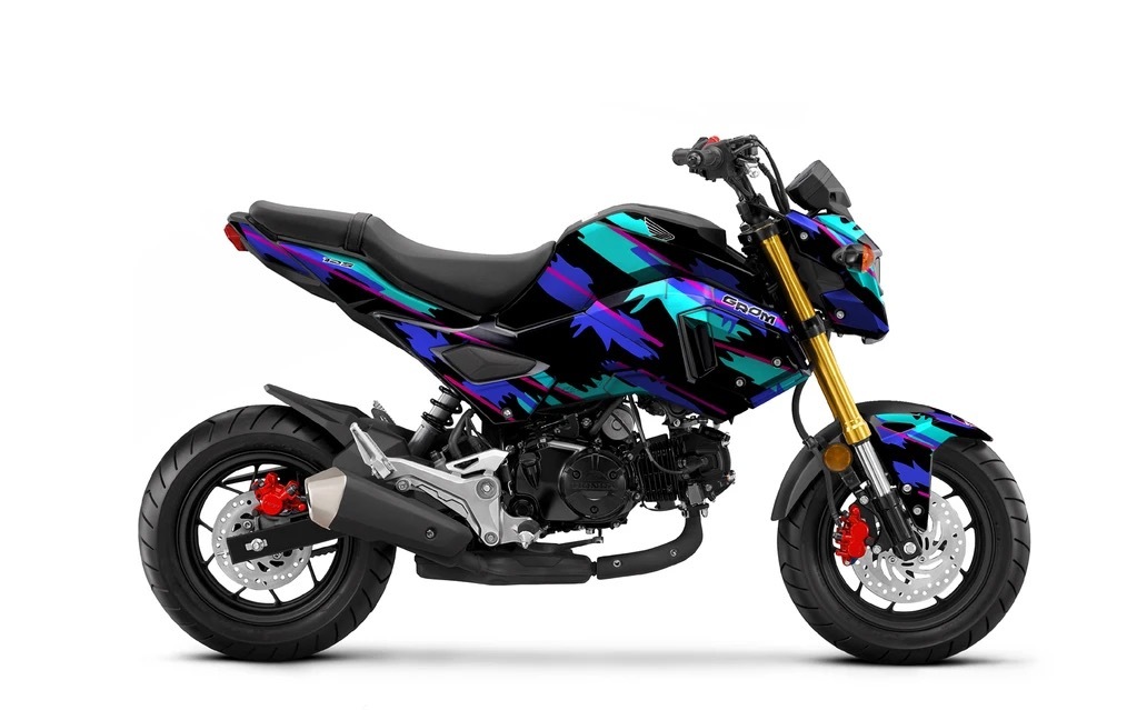 GROM 2017-2020 OIL SPLASH THEME　77デカールズ　GROM用グラフィックキット　グロム　usdm ruckus_画像1