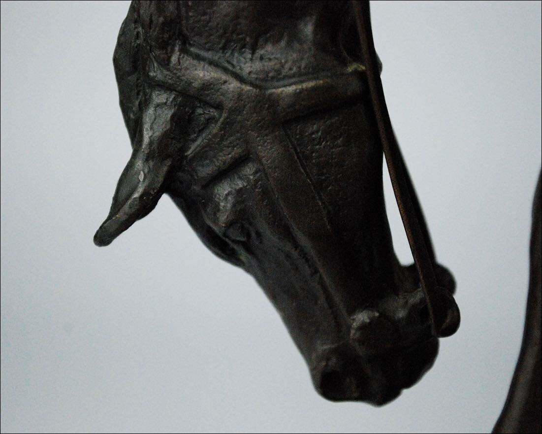 彫刻家【フレデリック・レミントン】Frederic Remington Mountain Man 銅製 ブロンズ像_画像7