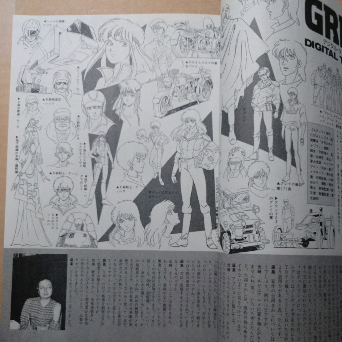1986年12月号 アニメック ダーティペア GREY ガイバーの画像5