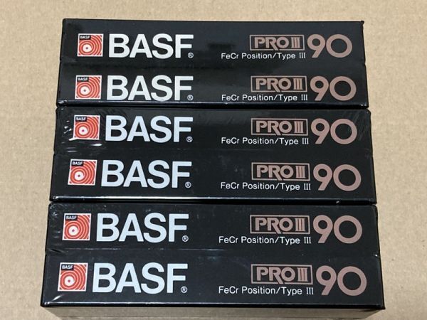 BASF　PROIII　90　2PACK　3個　未開封　未使用　カセットテープ_画像6