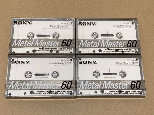 SONY　Metal Master 60　4本　未開封　未使用　カセットテープ　メタル_画像1