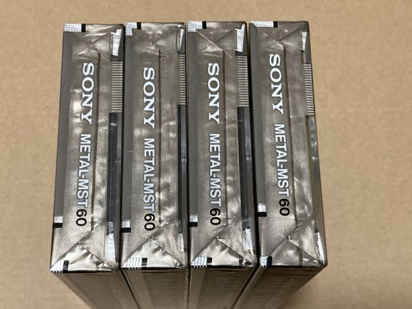 SONY　Metal Master 60　4本　未開封　未使用　カセットテープ　メタル_画像7