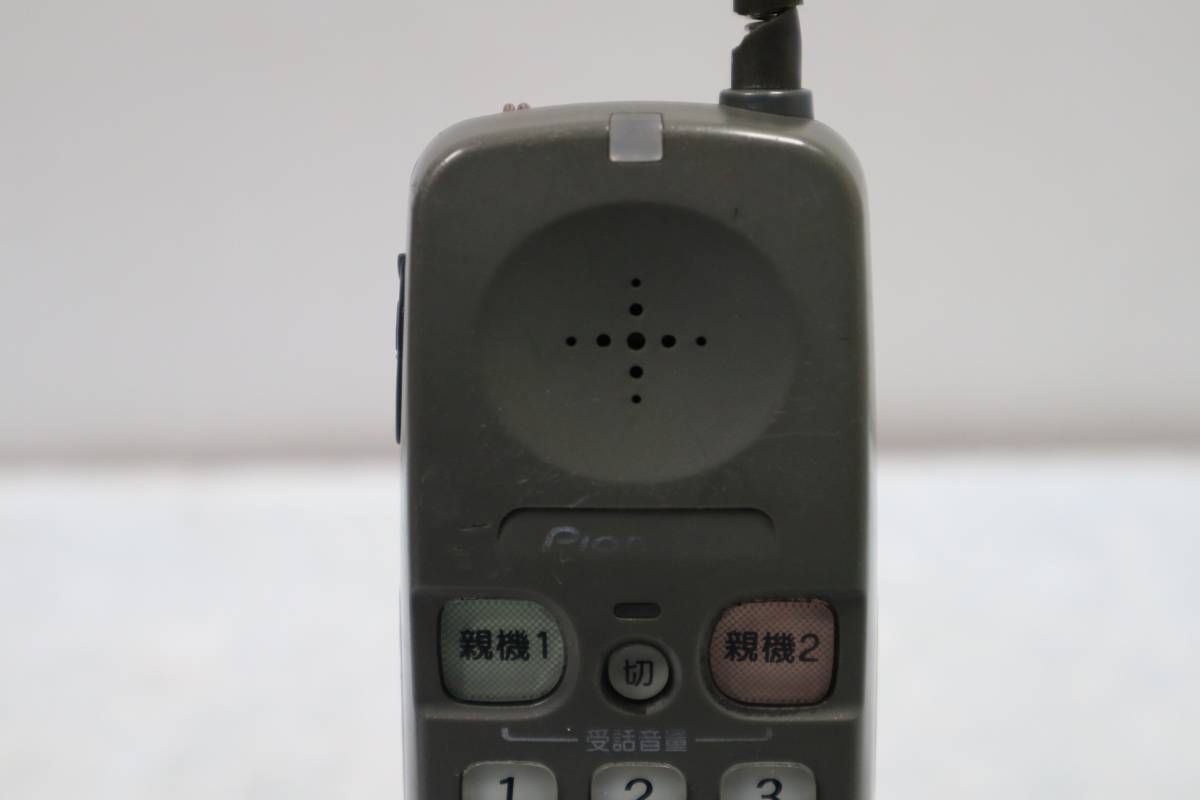 E5457 Y [ Pioneer telephone machine ]TF-LU550+ TF-PK55 long distance cordless [ battery equipped / original adaptor ][ antenna - with translation ]