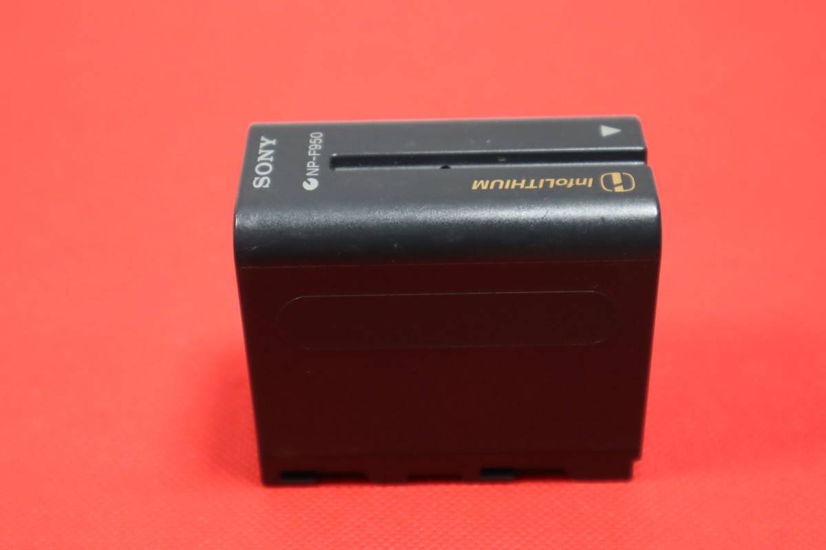 E0504(1) & SONY NP-F950 リチウムイオン リチャージャブル バッテリーパック 純正品 中古 ソニーの画像4