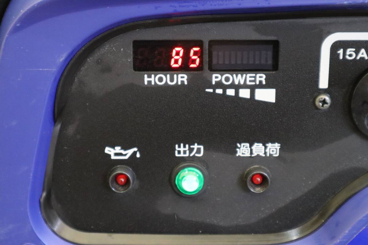 #101 ヤマハ 発電機インバーター式 EF5500iSDE アワメーター85時間 100Ｖ/200Ｖ YAMAHA (Size 200)の画像2
