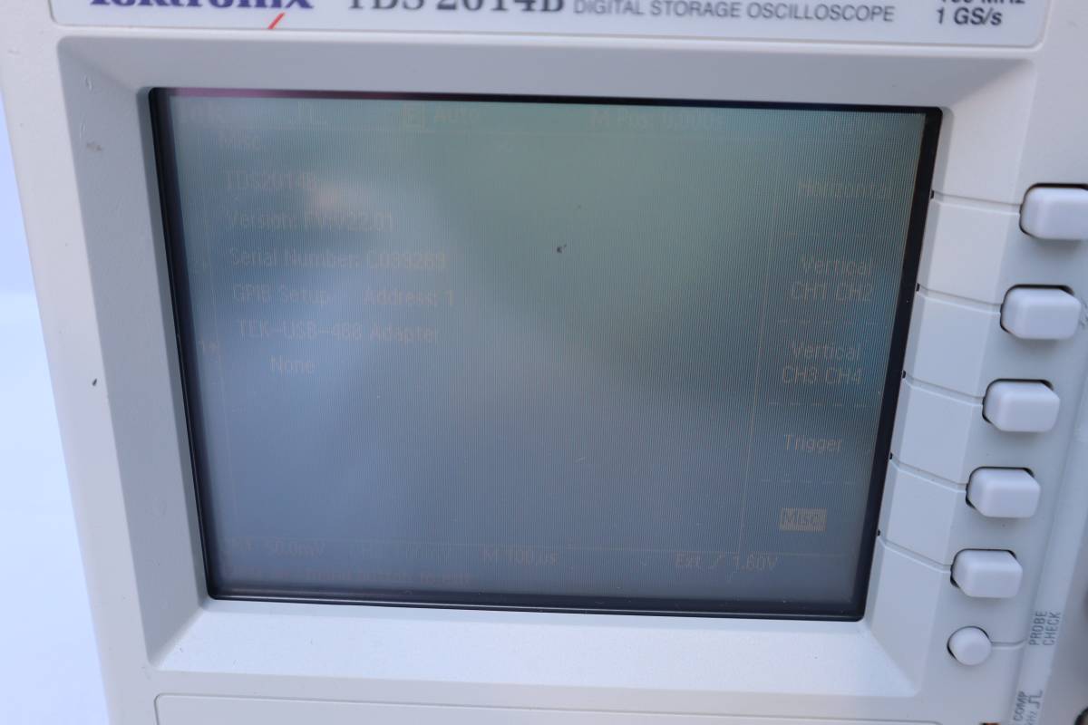 E6540 Y Tektronix TDS2014B デジタルストレージオシロスコープ テクトロニクス 中古の画像4