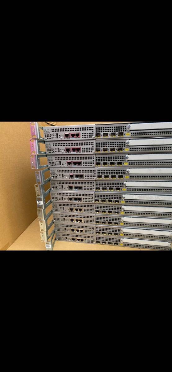 【10台セット】Cisco ASR1000シリーズ アグリゲーション サービスルータ（ASR1001）本体のみの画像2