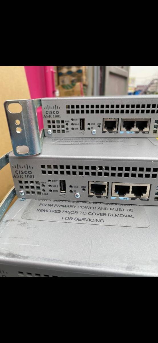 【10台セット】Cisco ASR1000シリーズ アグリゲーション サービスルータ（ASR1001）本体のみの画像10