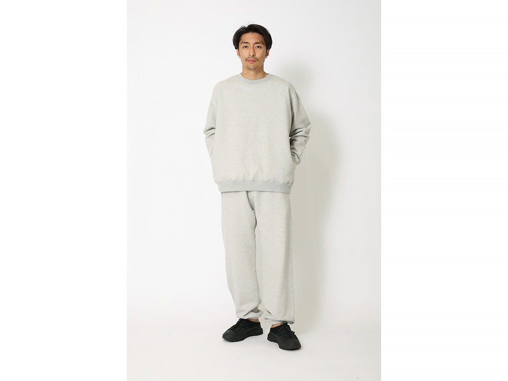 L snow peak スノーピーク スウェット グレー Recycled cotton Sweat Crewneck m m.greyの画像9