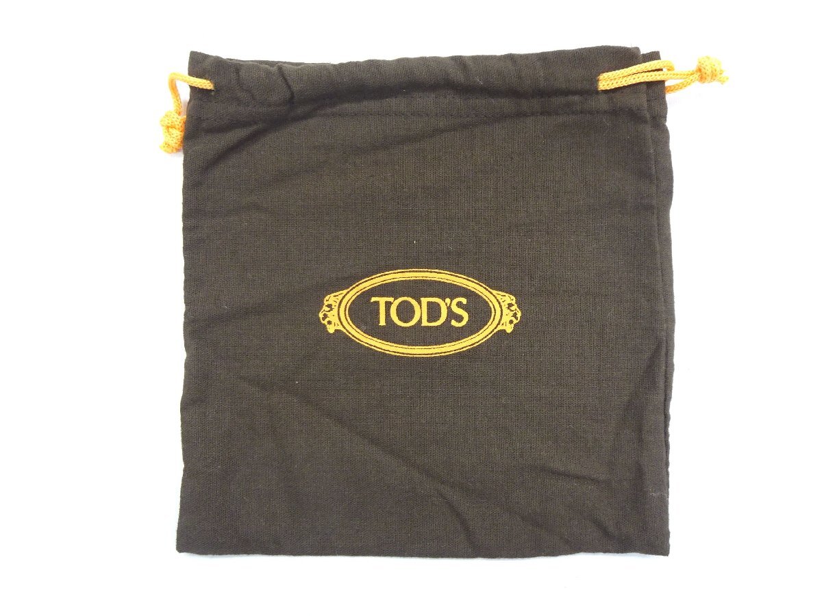  сумка для хранения [ прекрасный товар ]TOD*S Tod's gomi-ni2WAY сумка на плечо ручная сумочка кожа темно-синий 