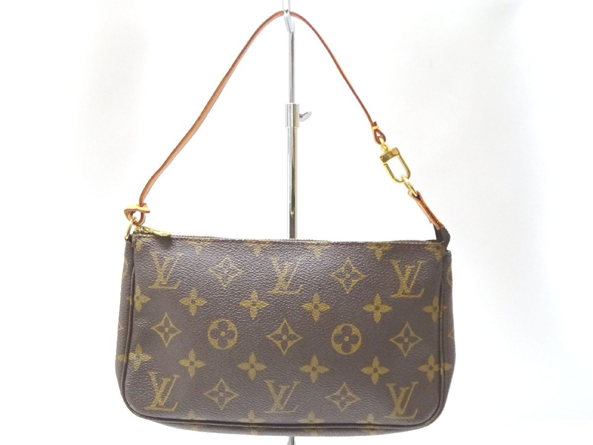 保存袋付【美品】ルイヴィトン LOUIS VUITTON モノグラム ポシェット・アクセソワール M51980 アクセサリー ポーチ VI0060_画像2