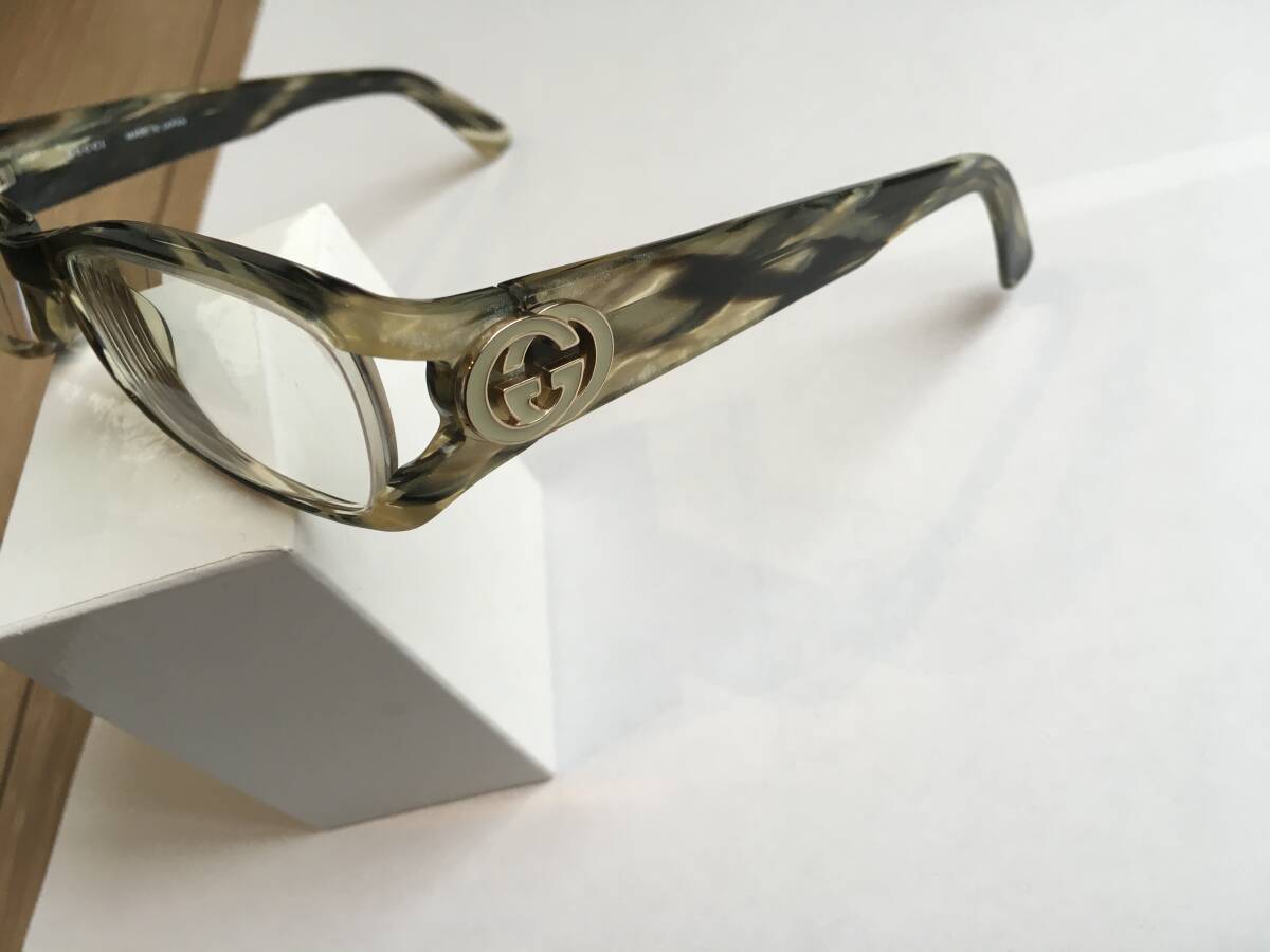 【A4】GUCCI GG-9047J 35S 53□15 メガネフレーム　ケース付きused品（使用歴有）メガネ　眼鏡　グッチ　セルフレーム_画像6