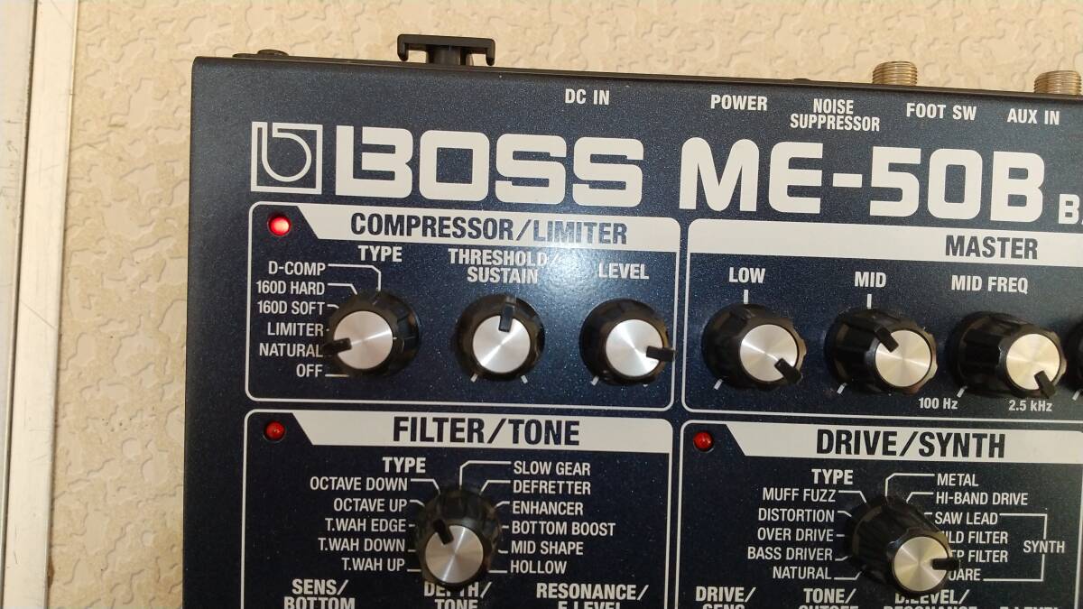エフェクター BOSS ME-50B BOSS Bass Multiple Effects 本体のみの画像6
