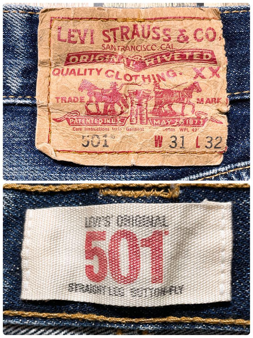 《フィリピン製》Levi's☆デニムパンツ M 刺繍 501XX de.10_画像7