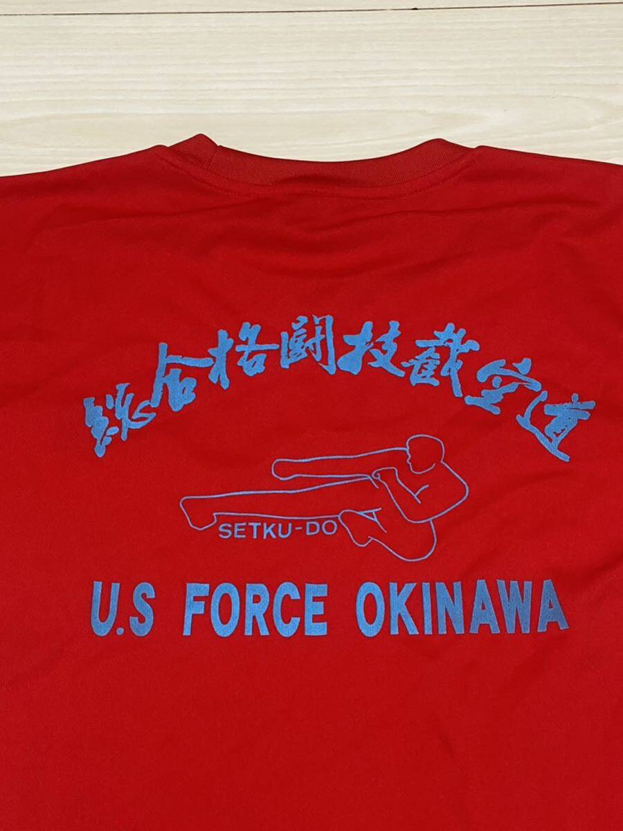 沖縄米軍放出品　Tシャツ　MEDIUM OKINAWA MARINES 古着　USMC サバゲー　半袖(5-22)_画像8