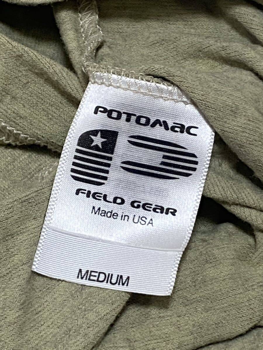 沖縄米軍放出品 potomac FIELD GEAR FROG ロングスリーブシャツ EXTRA MEDIUM OKINAWAロンT 長袖(5-42)の画像3