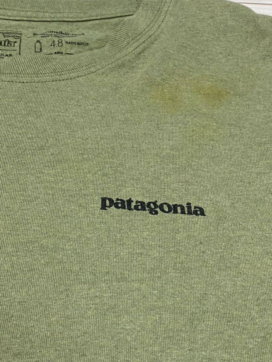 沖縄米軍放出品　PATAGONIA ロングTシャツ　MEDIUM パタゴニア　ロンT OKINAWA MARINES 古着　USMC サバゲー　長袖(6-19)_画像2