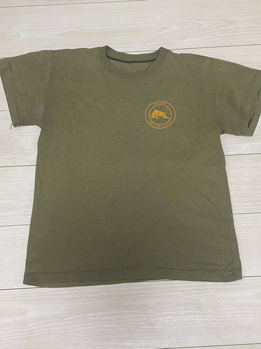 沖縄米軍放出品　Tシャツ　タイ軍　OKINAWA MARINES 古着　USMC サバゲー　半袖(6-47)_画像1