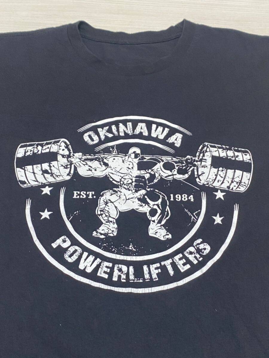 沖縄　米軍放出品　Tシャツ　OKINAWA MARINES 古着　USMC サバゲー　半袖　ミリタリー (9-6)_画像2