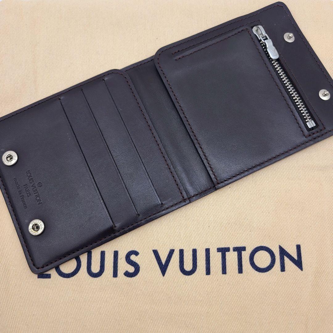 美品 Louis Vuitton ルイヴィトン 高級感 革 長財布 グラセ・ポルトフォイユ・ドゥーブル M66480 廃盤品 希少
