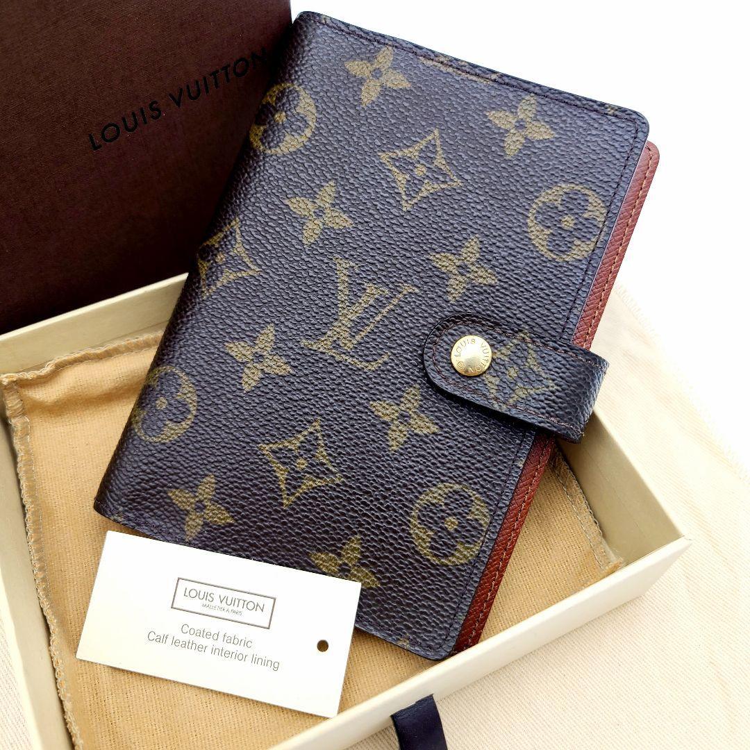 美品 Louis Vuitton ルイヴィトン 手帳カバー アジェンダPM モノグラム スケジュール帳 R20005 ユニセックスの画像9