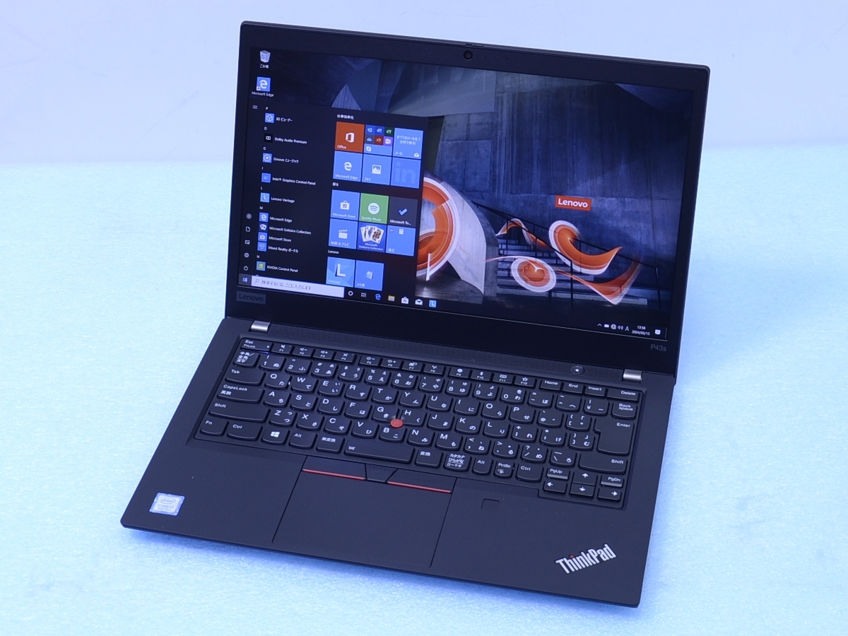 きれいThinkPad P43s Core i7 グラボQuadro P520搭載 メモリ16GB SSD512GB Win10/11 Lenovo ノートパソコン PC 管理C02