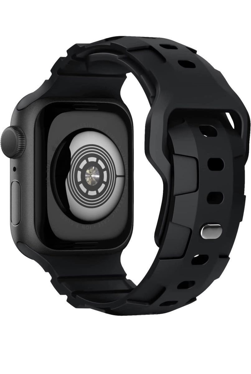 Apple Watch シリコンバンド アップルウォッチベルト スポーツバンド 柔らかい 通気 防汗 iWatch Series 全部対応42/44/45/49mm_画像1
