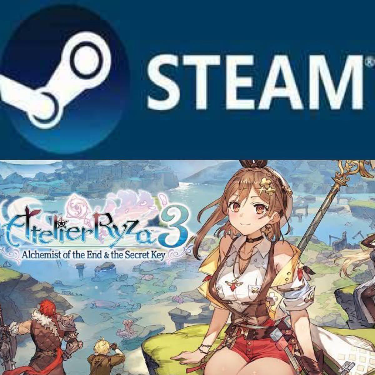 ライザのアトリエ３ ～終わりの錬金術士と秘密の鍵～ ATELIER RYZA 3: ALCHEMIST OF THE END & THE SECRET KEY STEAM コード 安心保証_画像1