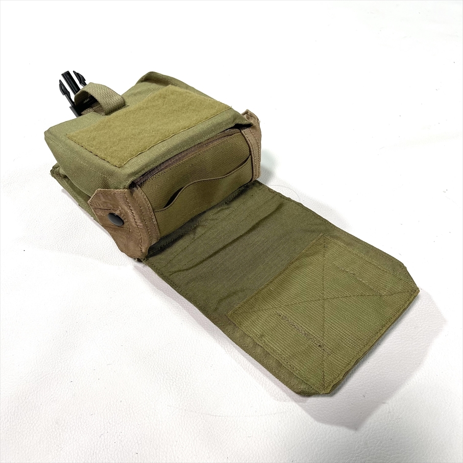 実物 MLCS M60 ポーチ 官給品 黒バックルロット M60 POUCH KHAKI カーキ MJK 検索 SEAL DEVGRU NSW MBSS LBT EAGLE BHI SOE CRYEの画像3