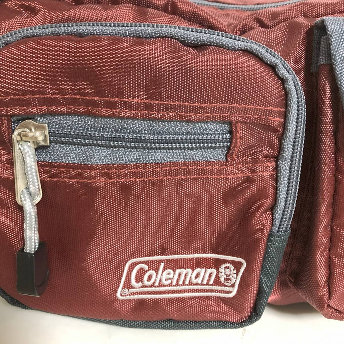 no21726 beautiful goods Coleman Coleman nylon body bag belt bag outdoor *