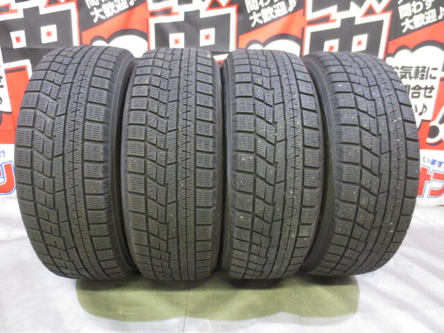 YOKOHAMA iG60 205/60R16 2021年 8.5分山 中古 4本 スタッドレス ステップワゴン ヴォクシー ノア プリウスα イプサム SAI_画像1