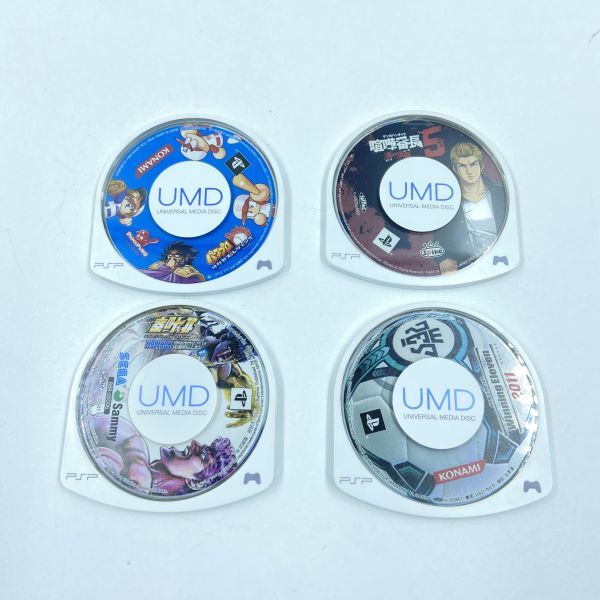 【ジャンク】PSP 本体 ソニー/SONYレッド PSP-2000 UMD 4個 収納ケース付き/バッテリー無し◆現状品◆長期保管品◆動作未確認◆_画像6