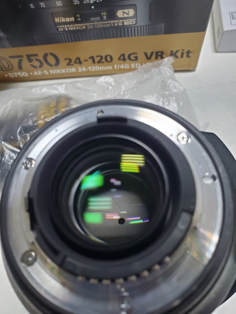 保証期間 2024.5月下旬まで NIKON D750 AF-S 24-120mm VR レンズキット _画像6