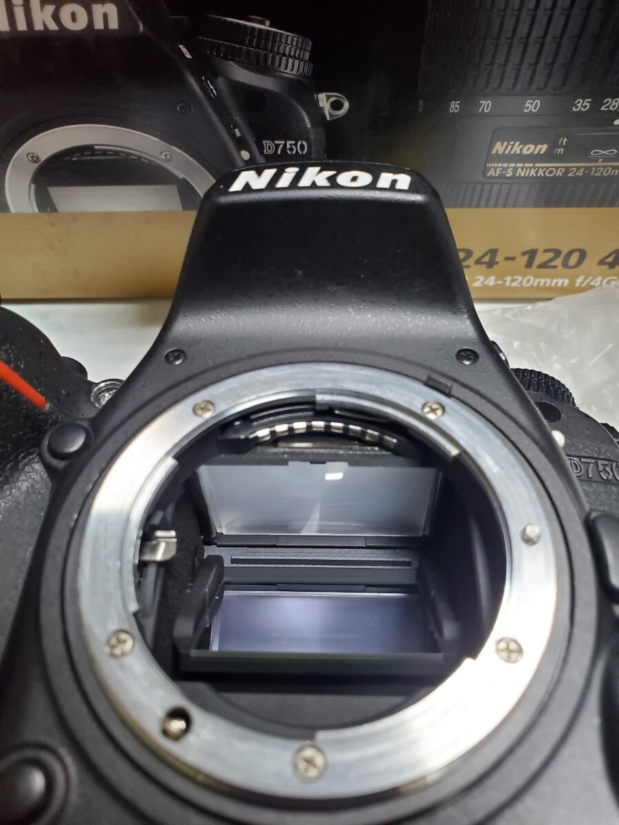 保証期間 2024.5月下旬まで NIKON D750 AF-S 24-120mm VR レンズキット _画像5