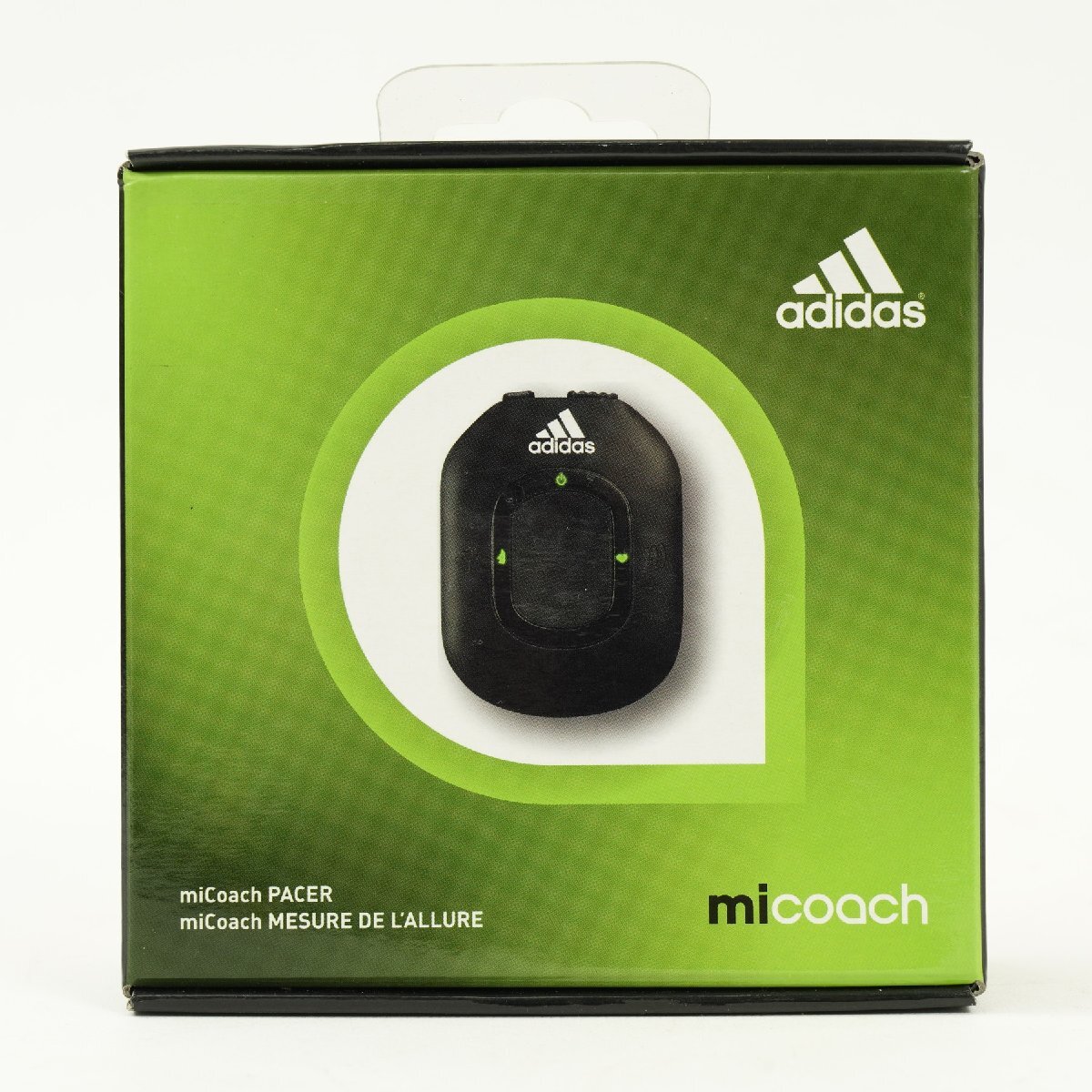 未開封品 adidas アディダス micoach マイコーチ PACER ペーサー スポーツ心拍計 Q00145 心拍数 [R12061]の画像1