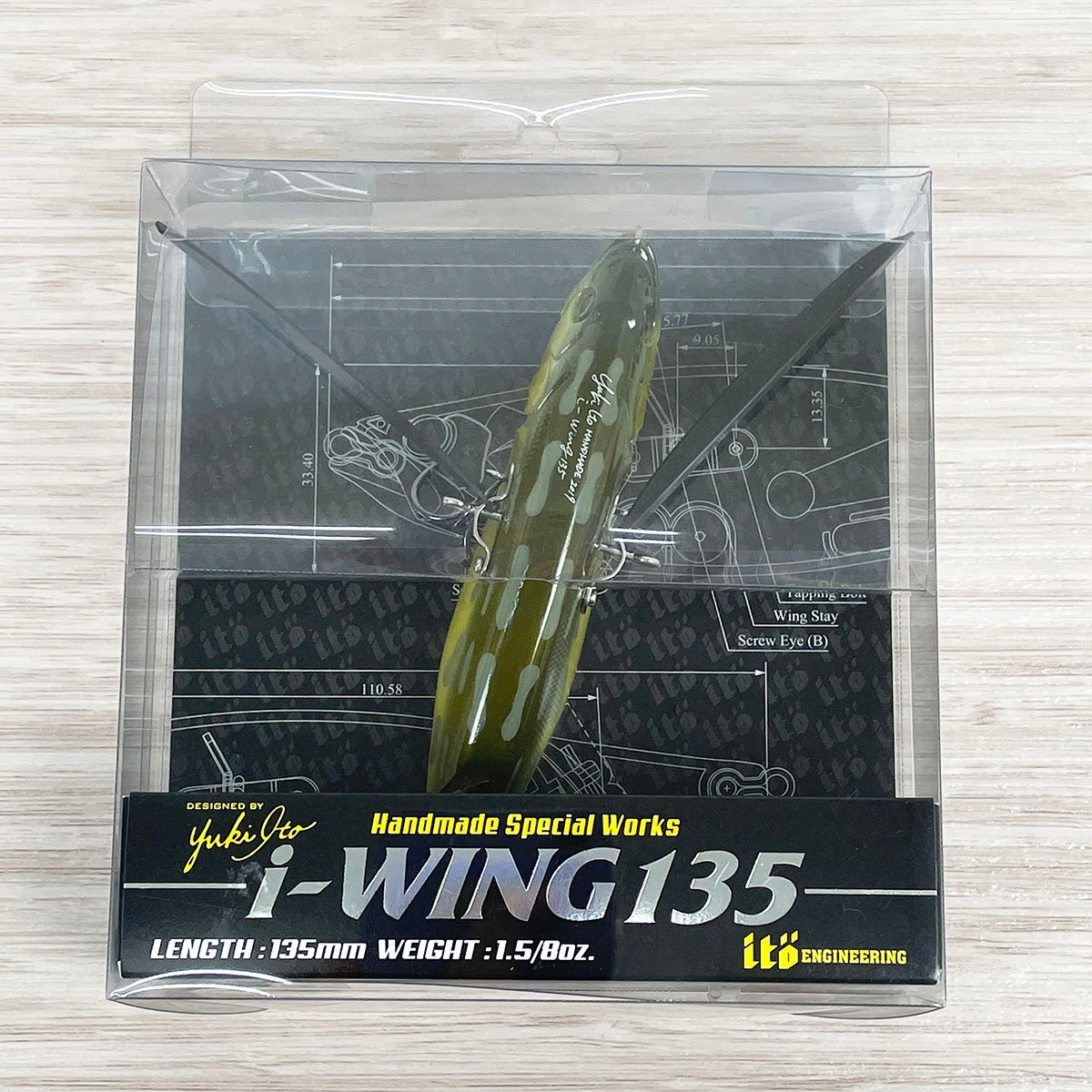 未使用品 メガバス i-wing 135 トノサマフロッグ MEGABASS アイウイング TONOSAMA FROG 釣具 ルアー [R12747]_画像1