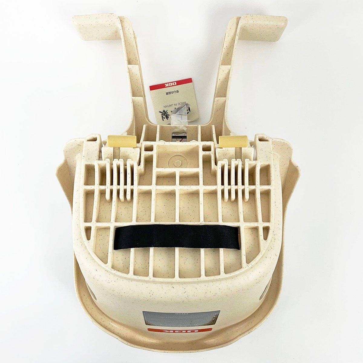  unused goods OGK light weight front child. .FBC-003S2 M beige zli.. prevention,2 -point type seat belt SG standard conform goods [F6397]