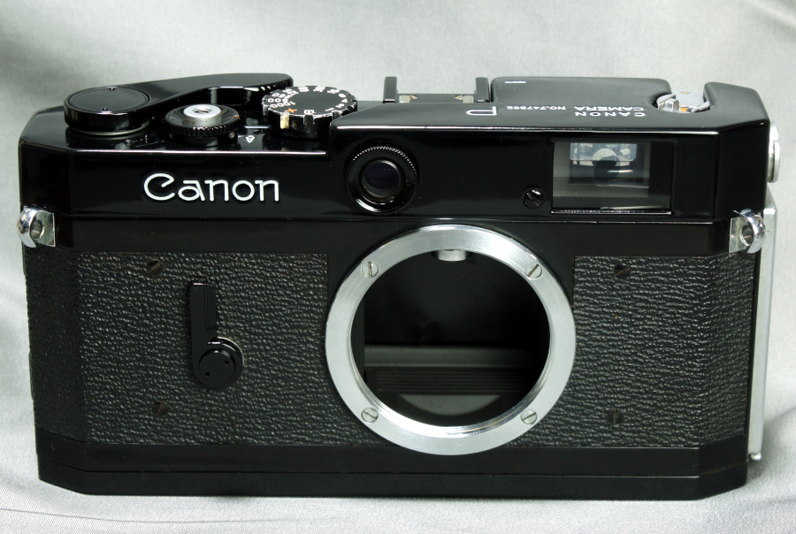 ♪♪Canon キャノンP　★後塗りブラック、完動・極上品‥‥U192_画像1