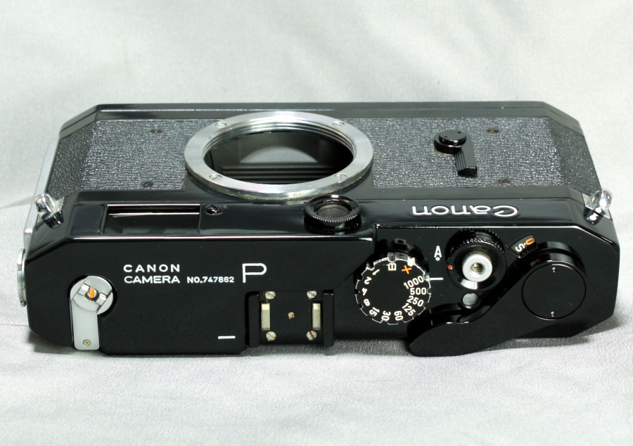 ♪♪Canon キャノンP　★後塗りブラック、完動・極上品‥‥U192_画像2